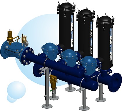 Дисковые фильтры AZUD HF (АЗУД) Семейства HELIX HF 300 HP